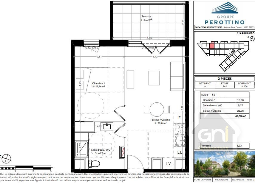 Vente Appartement à Trets 2 pièces