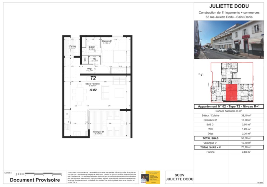 Vente Appartement à Saint-Denis 4 pièces