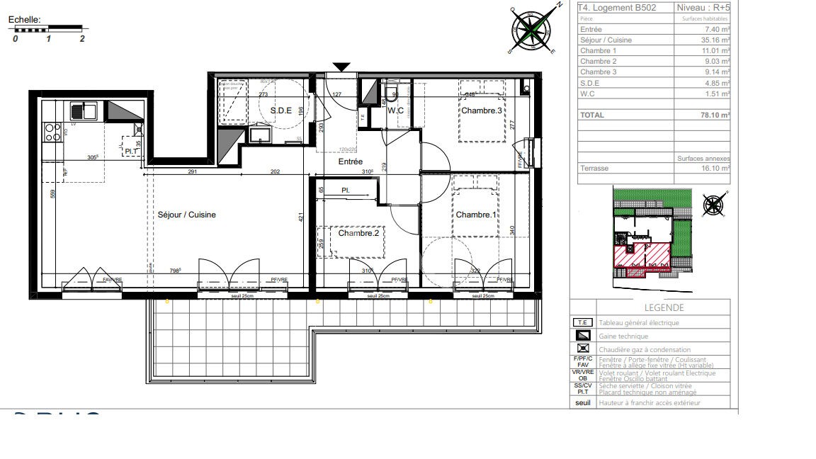 Vente Appartement à Saint-Herblain 4 pièces