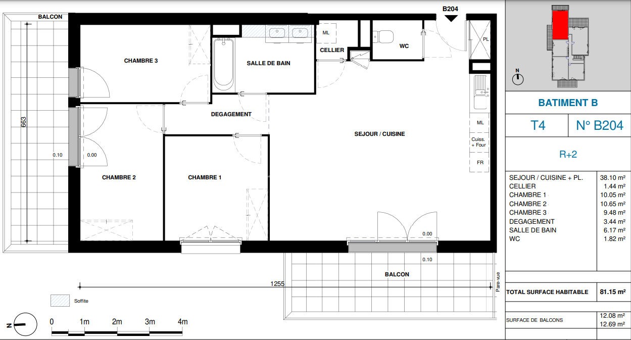 Vente Appartement à les Herbiers 4 pièces