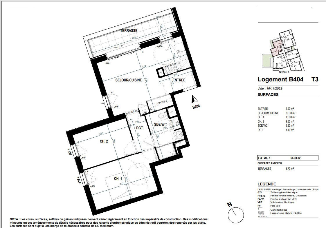 Vente Appartement à Saint-Nazaire 3 pièces