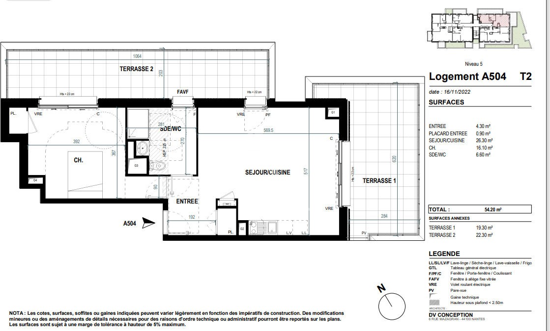 Vente Appartement à Saint-Nazaire 2 pièces