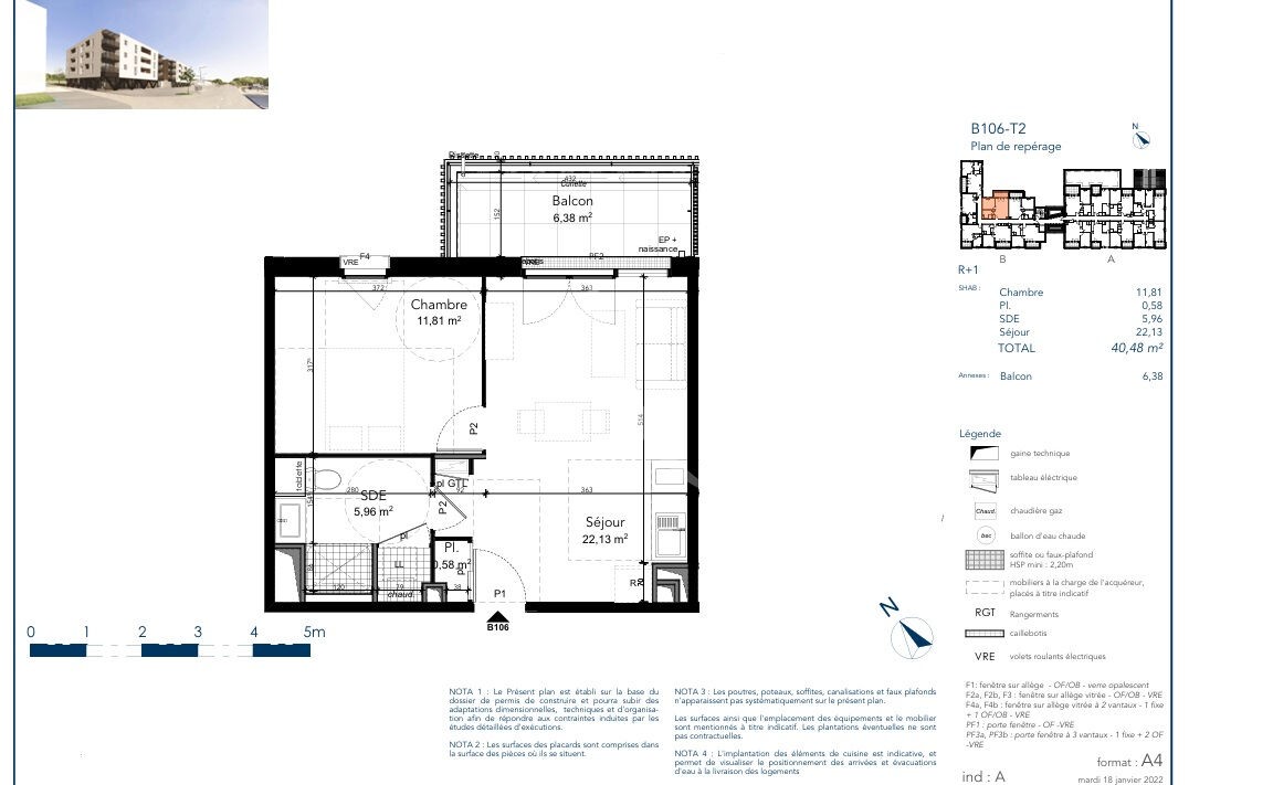 Vente Appartement à Cholet 2 pièces