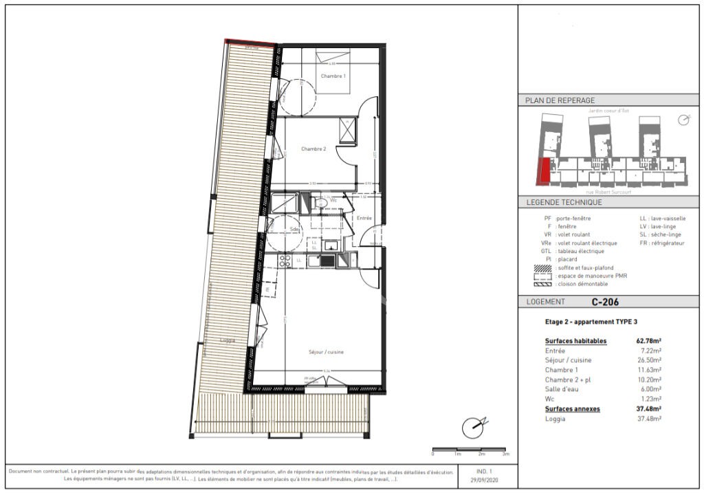 Vente Appartement à Angers 3 pièces