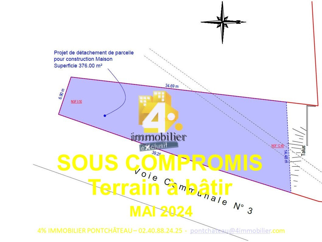 Vente Terrain à Pontchâteau 0 pièce