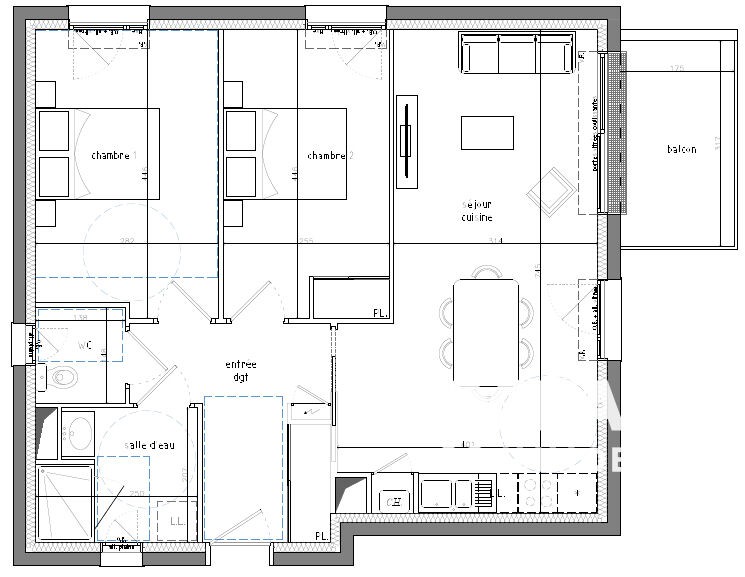 Neuf Appartement à Guipavas 3 pièces