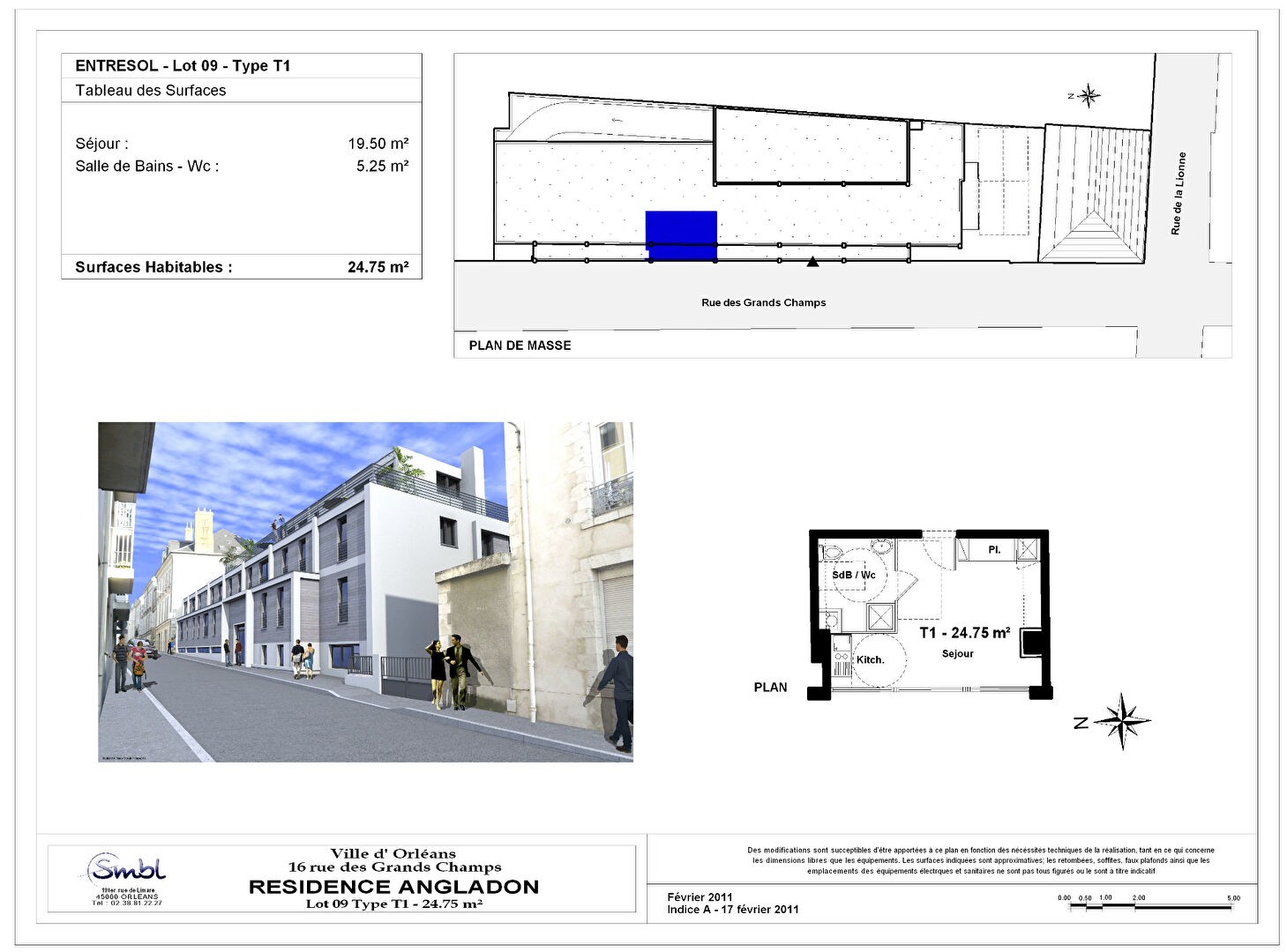 Vente Appartement à Orléans 1 pièce