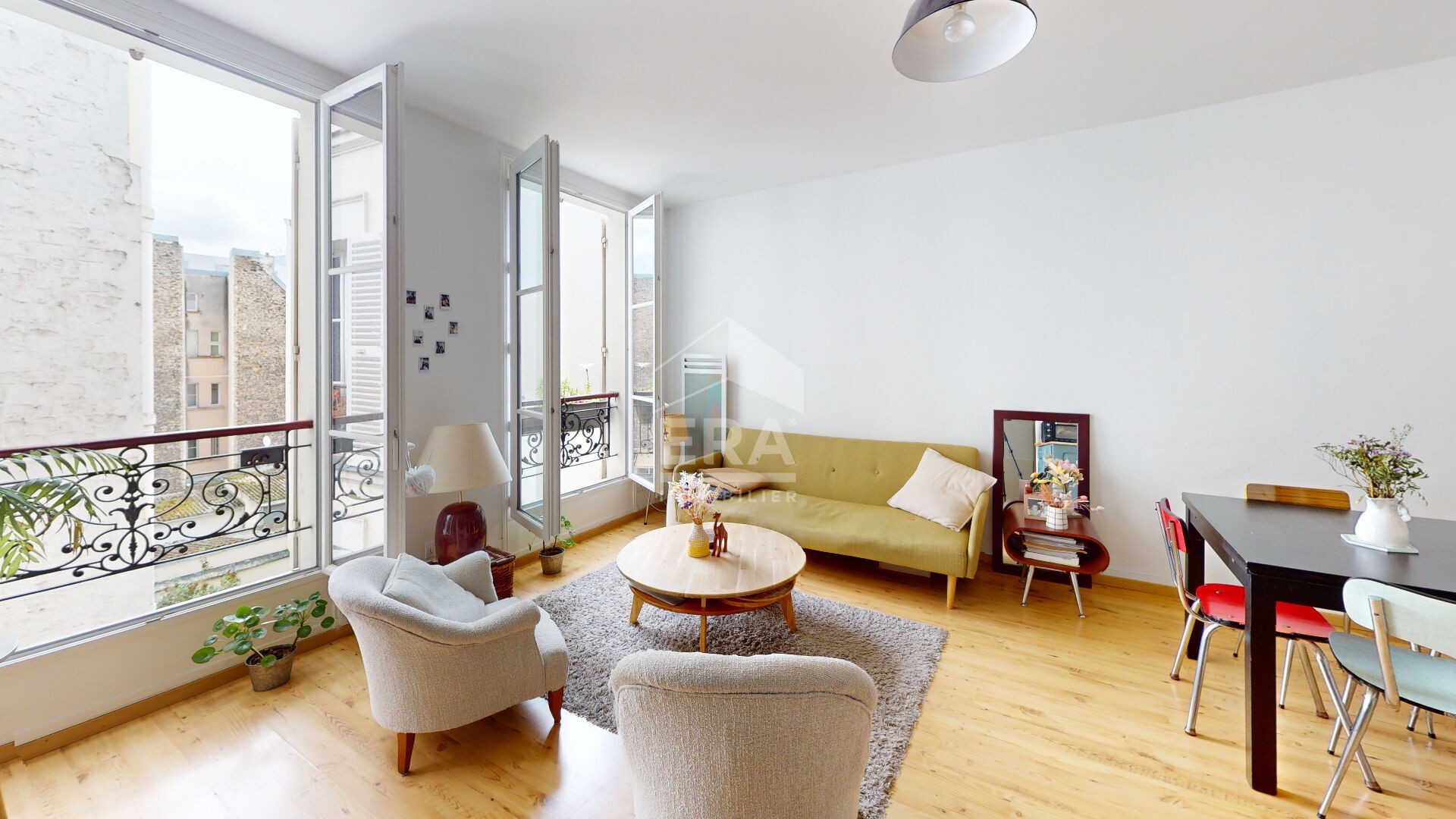 Vente Appartement à Paris Buttes-Chaumont 19e arrondissement 3 pièces