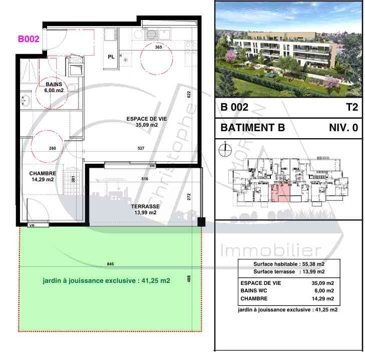 Neuf Appartement à Craponne 2 pièces