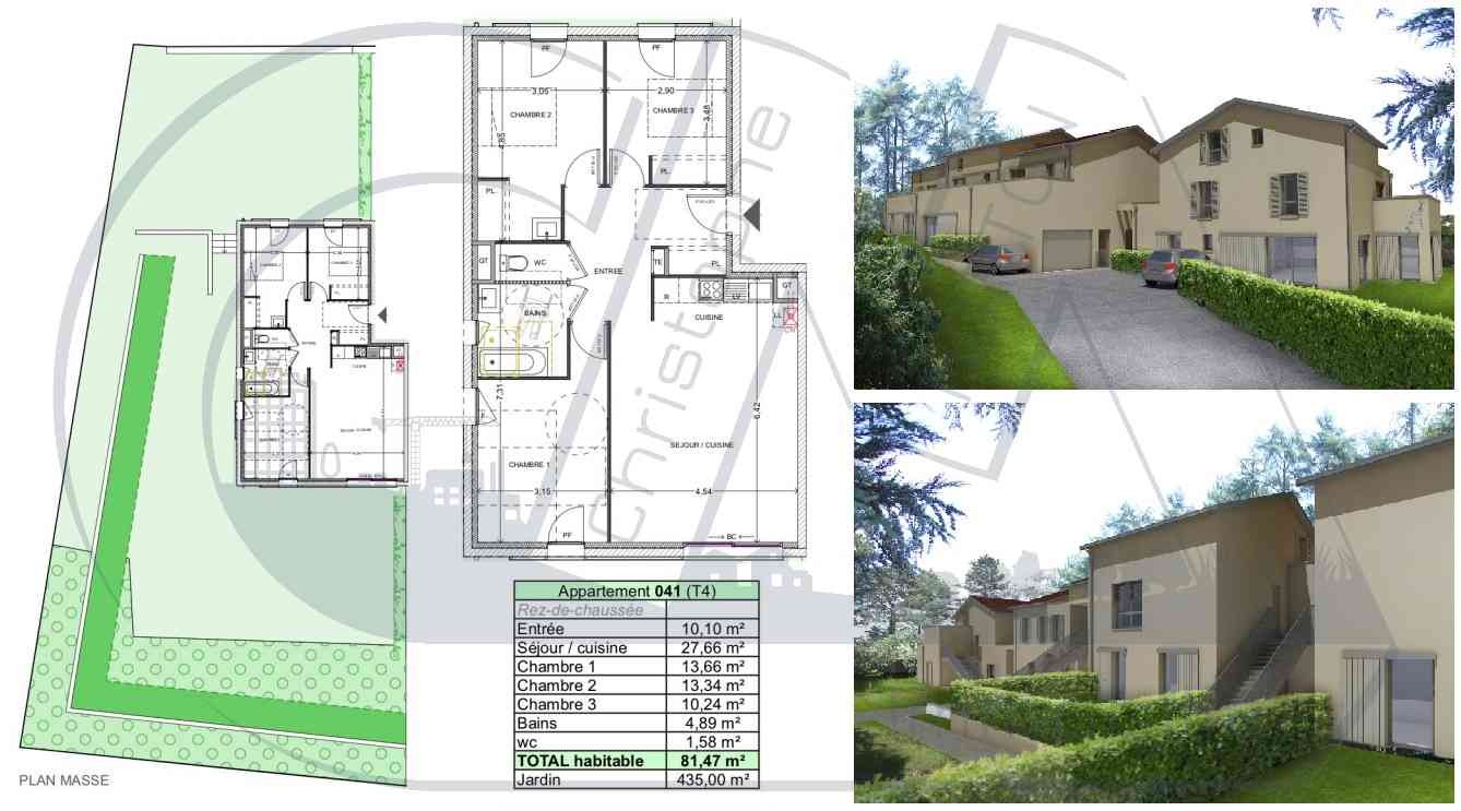 Neuf Appartement à Craponne 0 pièce