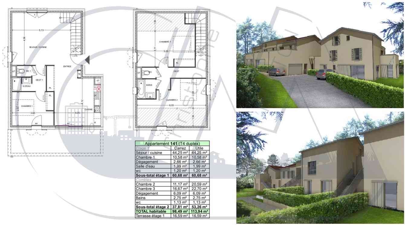 Neuf Appartement à Craponne 0 pièce