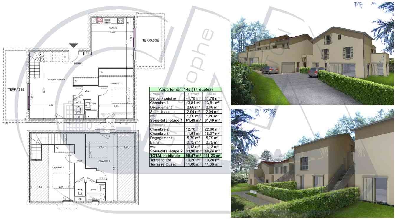 Neuf Appartement à Craponne 0 pièce