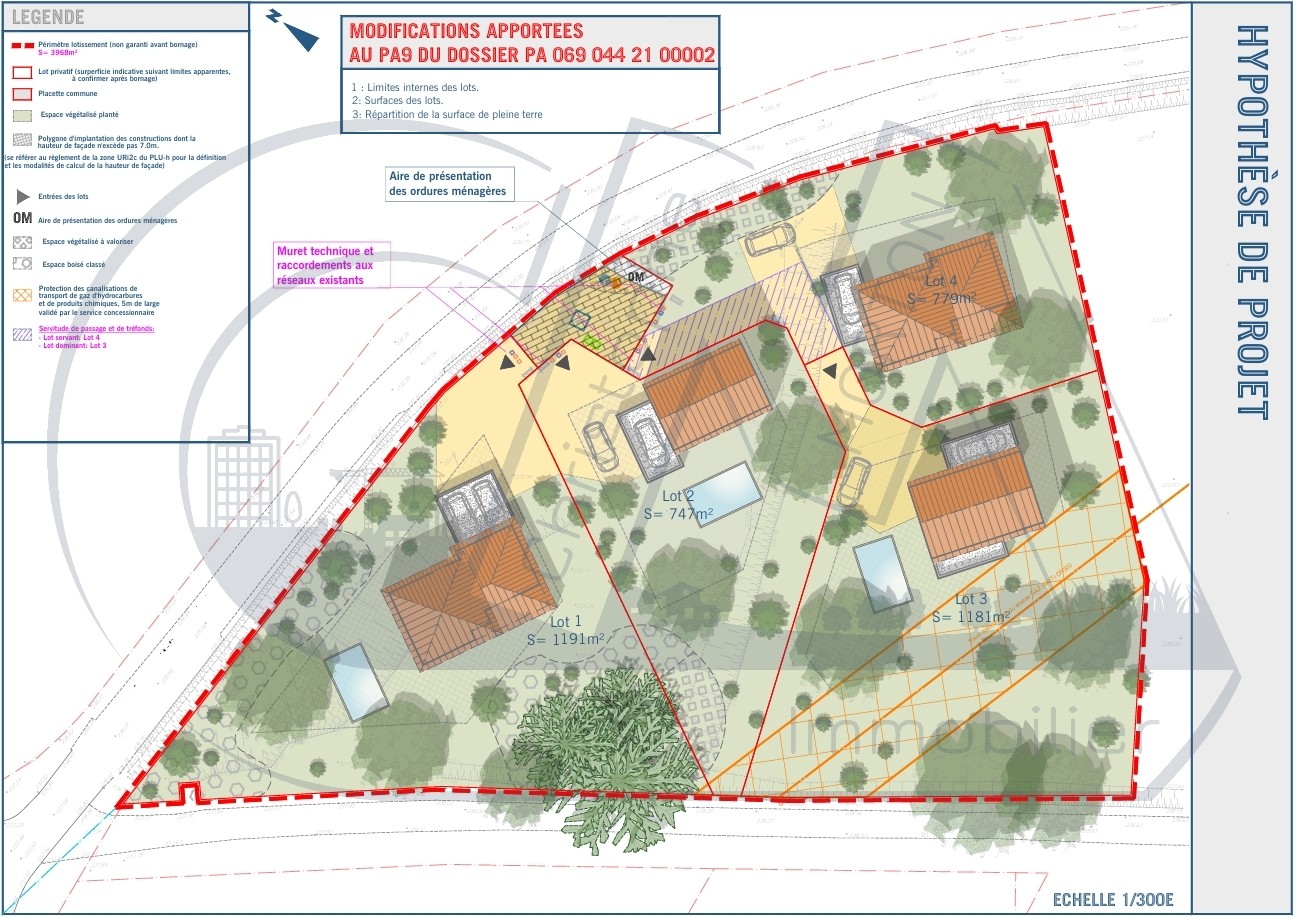 Vente Terrain à Charbonnières-les-Bains 0 pièce