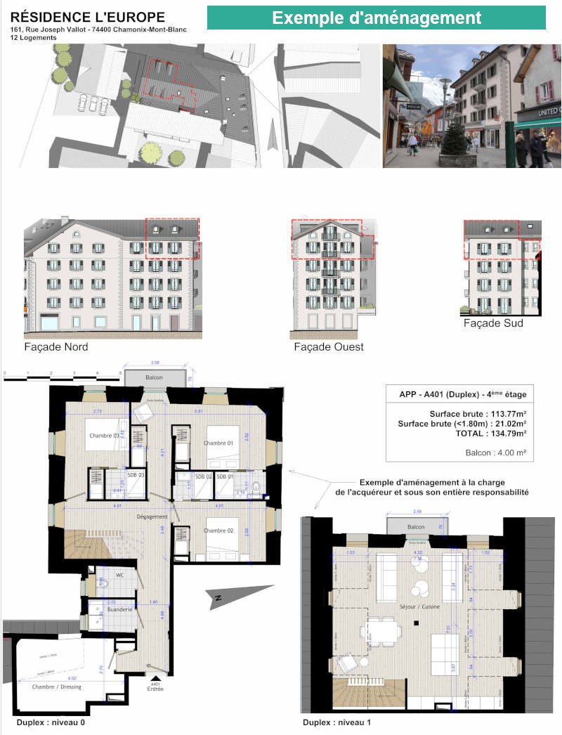 Vente Appartement à Chamonix-Mont-Blanc 5 pièces