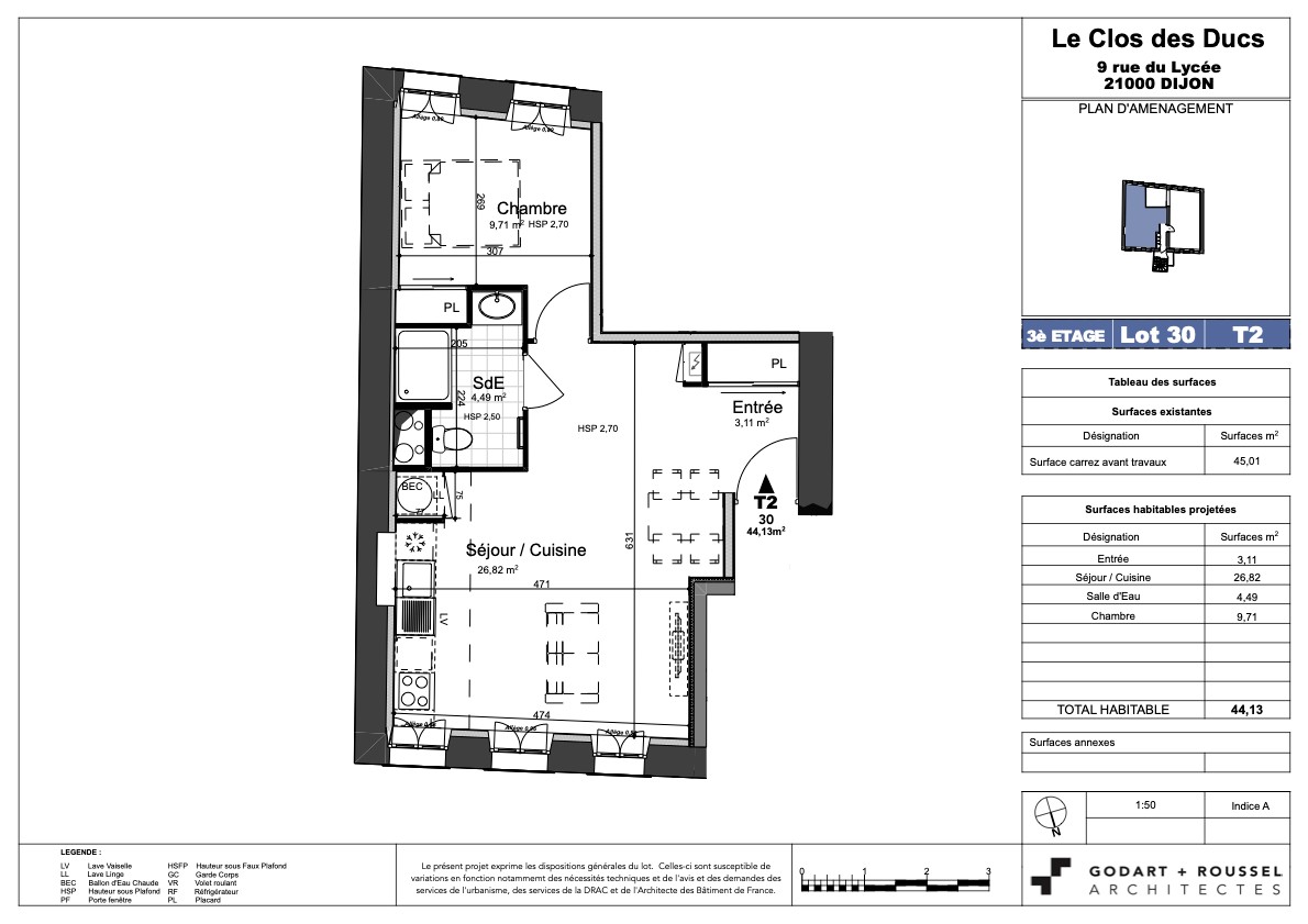 Vente Appartement à Dijon 2 pièces