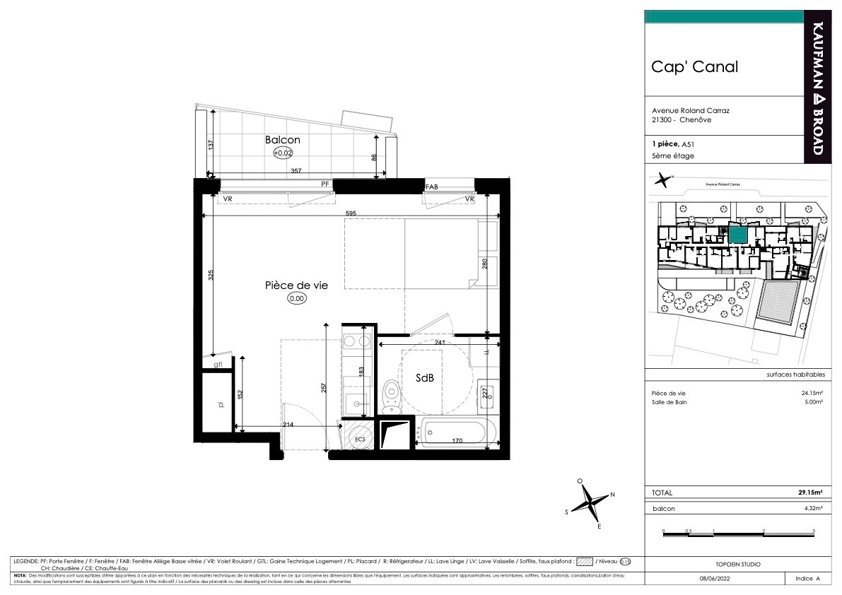 Vente Appartement à Chenôve 1 pièce