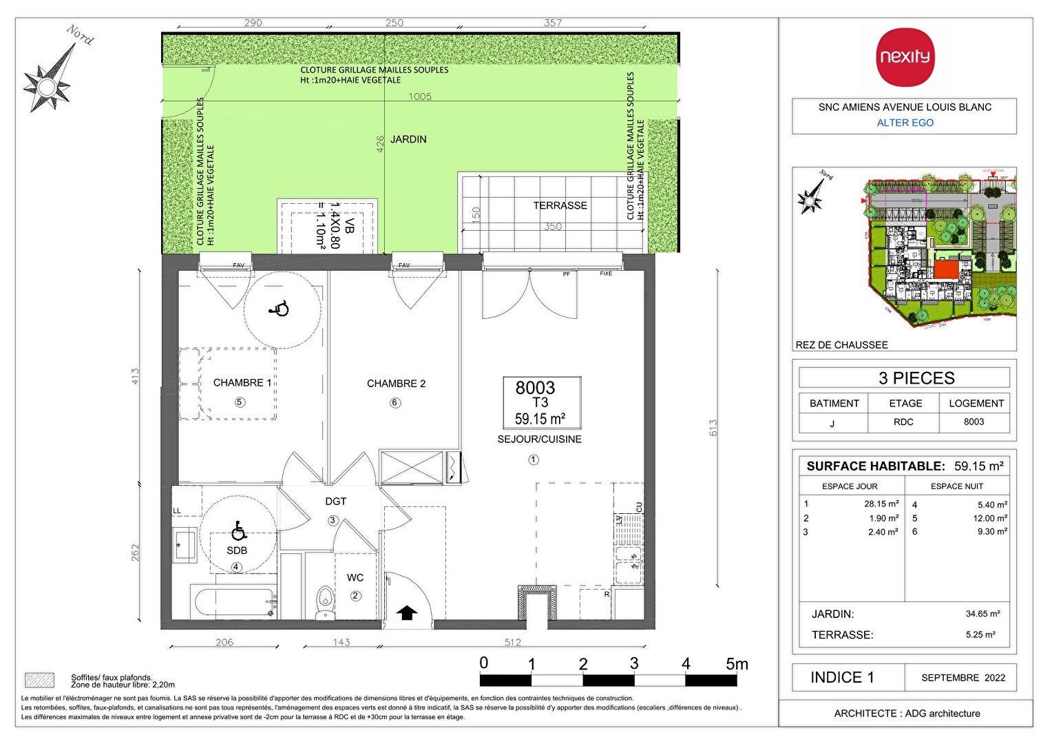 Vente Appartement à Amiens 3 pièces