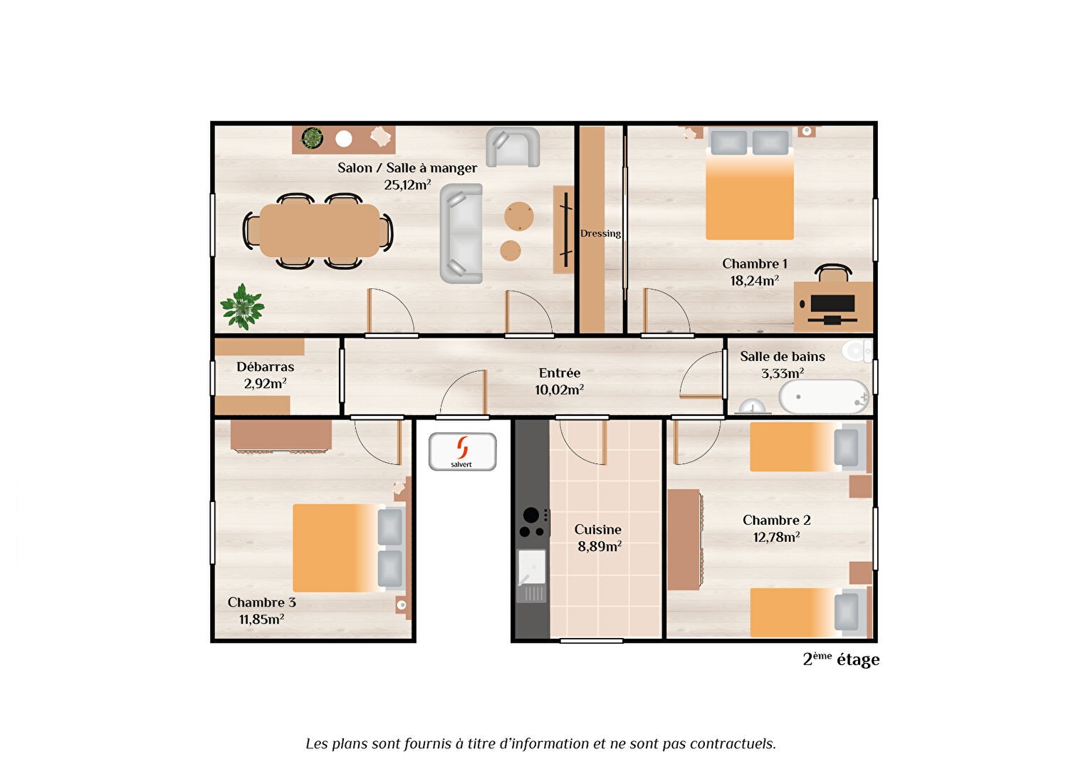 Vente Appartement à Montluçon 4 pièces