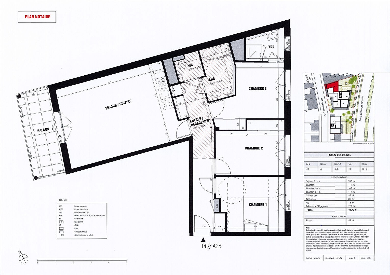 Vente Appartement à Rennes 4 pièces