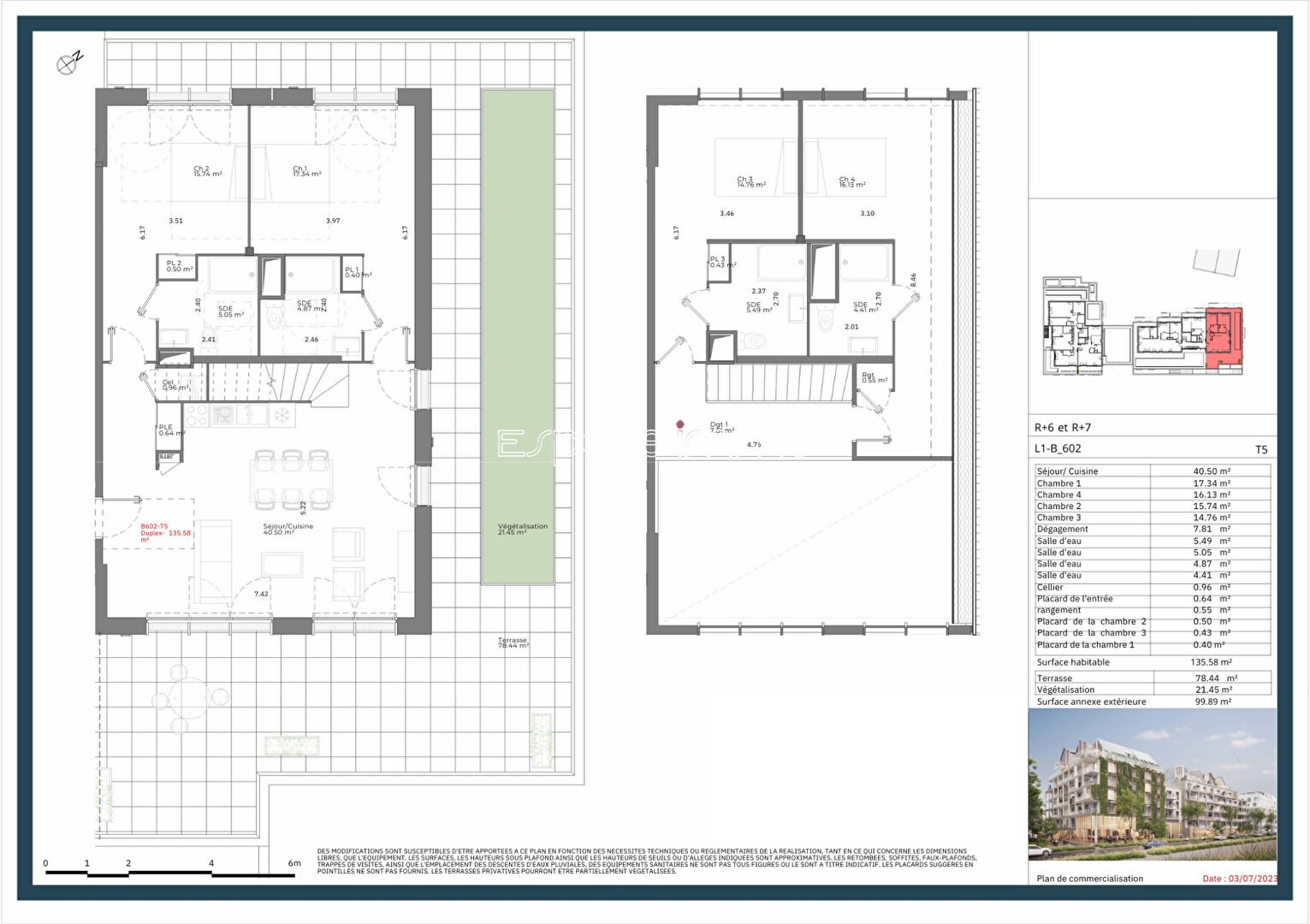 Vente Appartement à Rouen 5 pièces