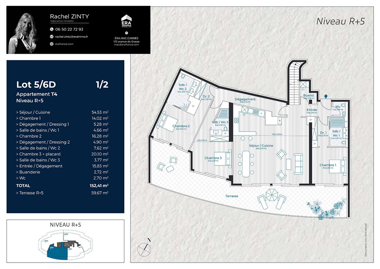 Vente Appartement à Cannes 4 pièces