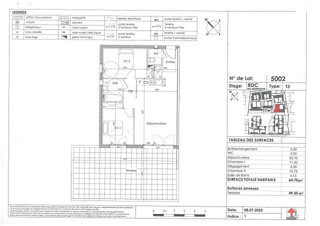 Vente Appartement à Agde 3 pièces