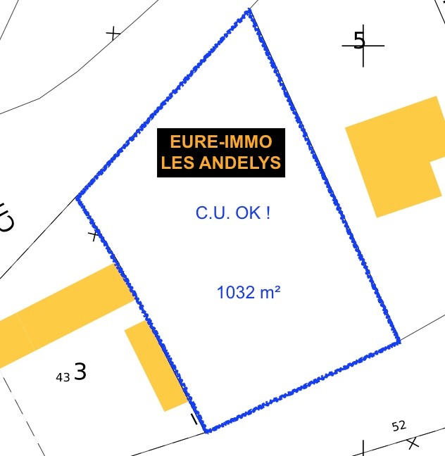 Vente Terrain à les Andelys 0 pièce