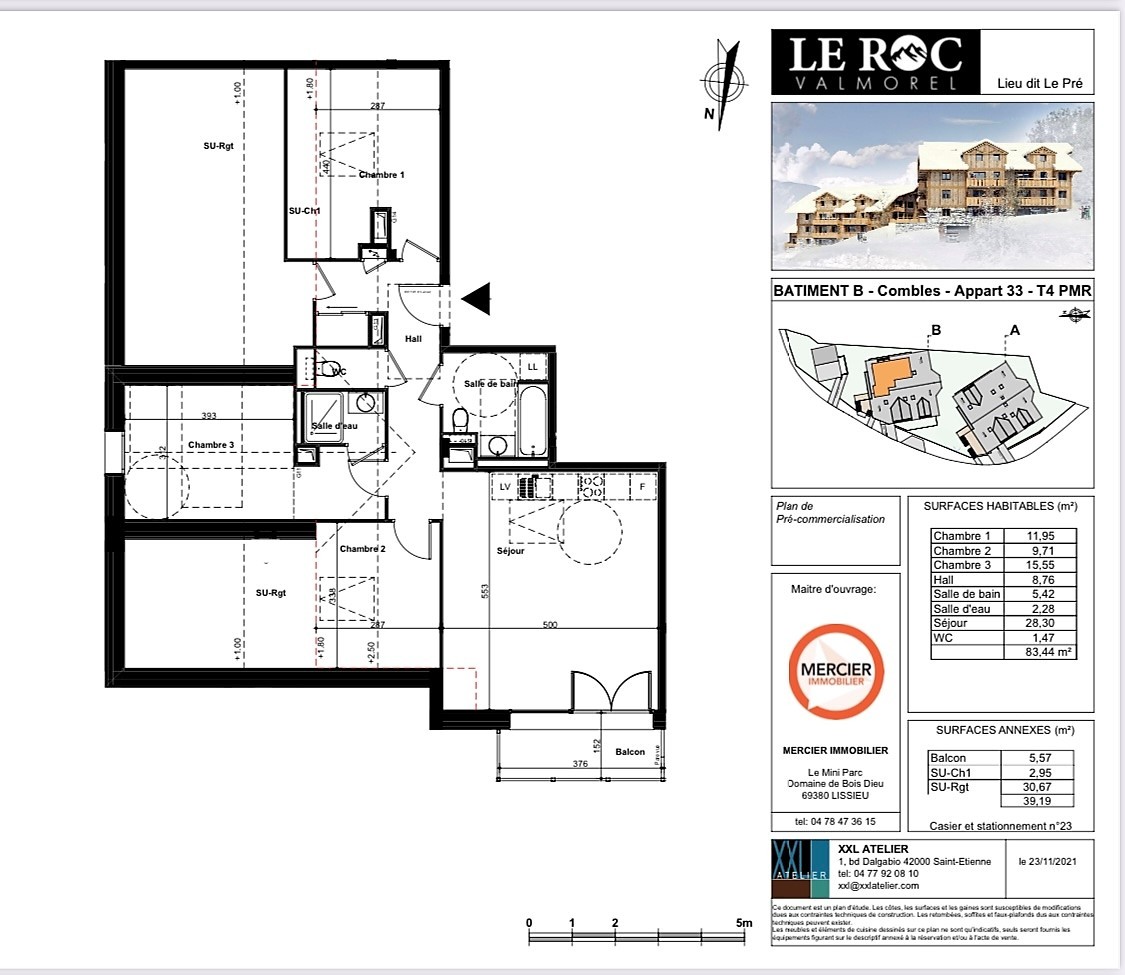 Vente Appartement à Aime-la-Plagne 4 pièces