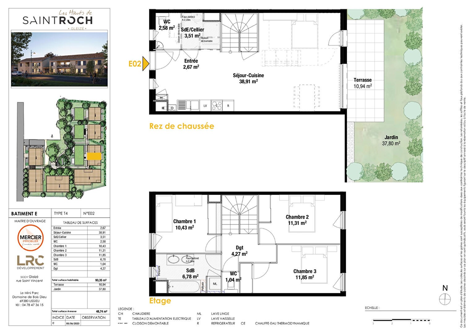 Vente Appartement à Gleizé 4 pièces