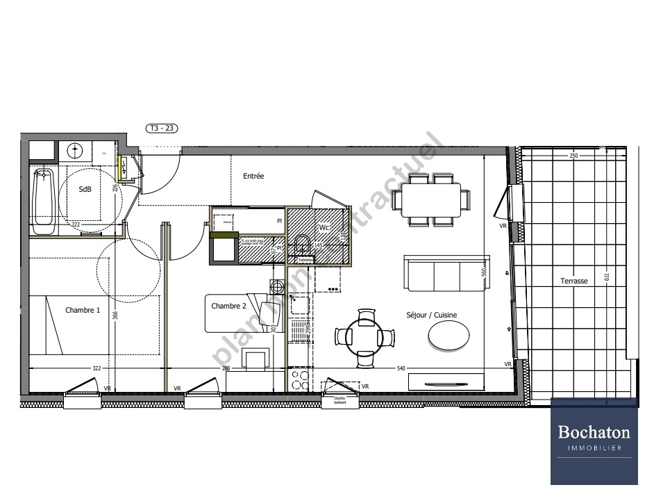 Vente Appartement à Thonon-les-Bains 3 pièces