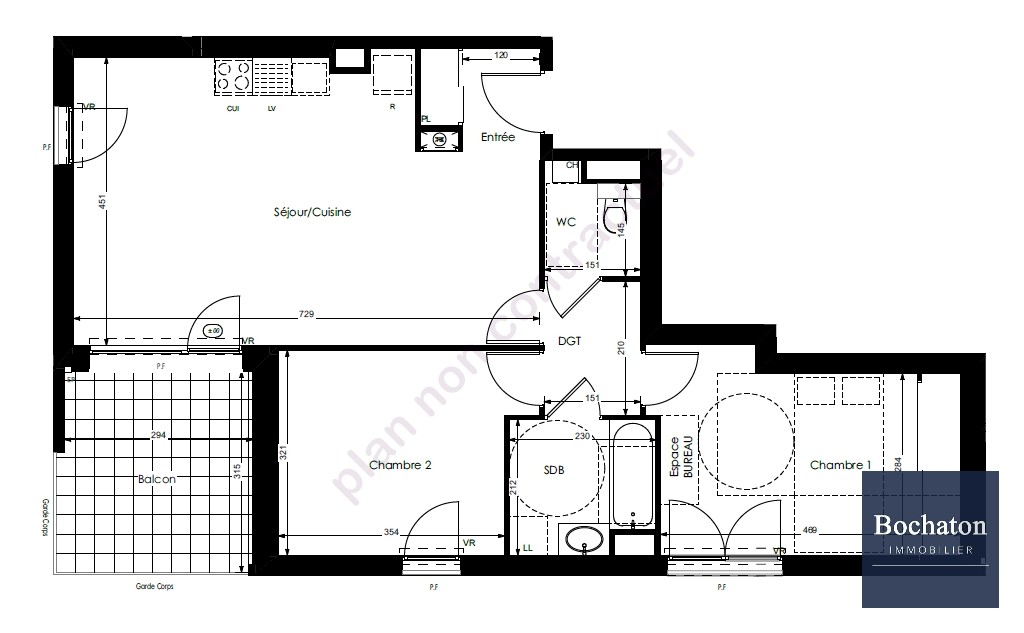 Vente Appartement à Thonon-les-Bains 3 pièces