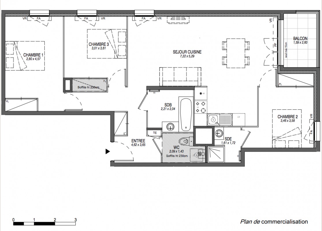 Vente Appartement à Sciez 4 pièces