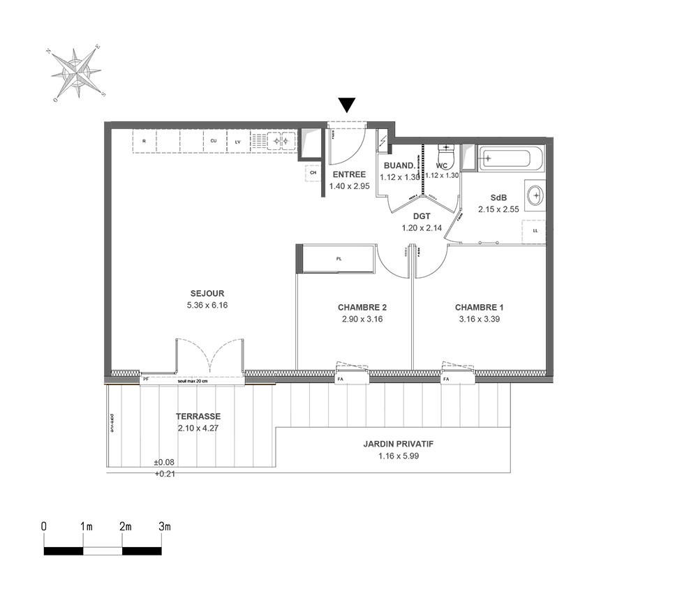 Vente Appartement à Thonon-les-Bains 3 pièces