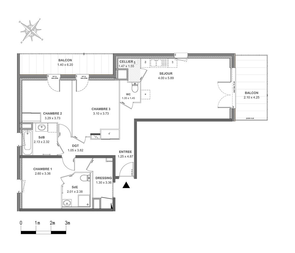 Vente Appartement à Thonon-les-Bains 4 pièces