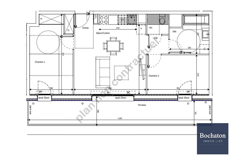 Vente Appartement à Thonon-les-Bains 3 pièces