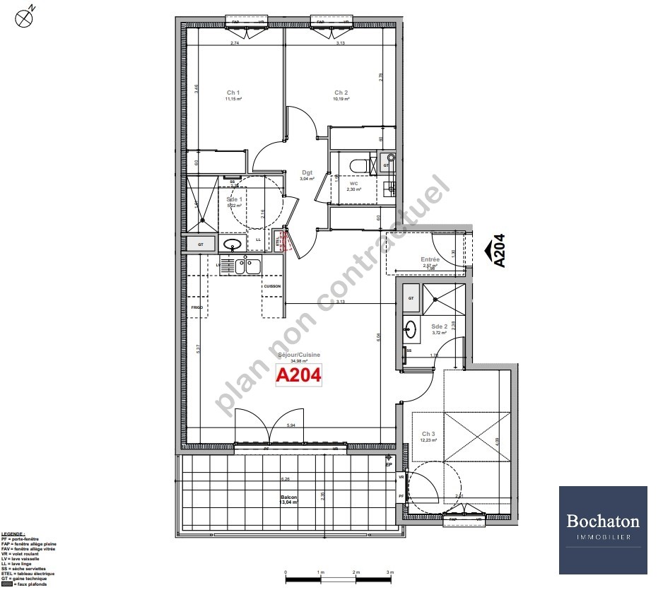 Vente Appartement à Thonon-les-Bains 4 pièces