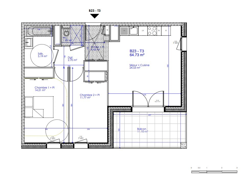 Vente Appartement à Sciez 3 pièces