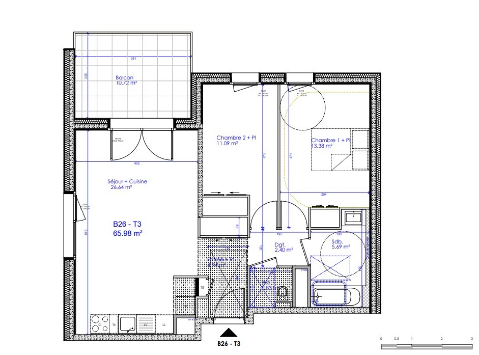 Vente Appartement à Sciez 3 pièces