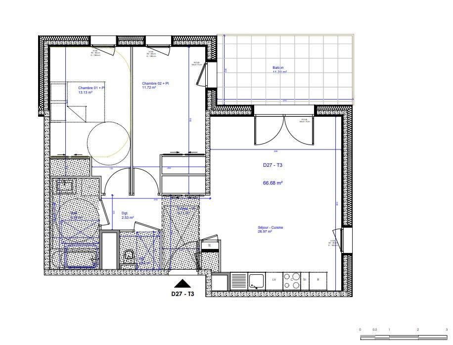 Vente Appartement à Sciez 3 pièces