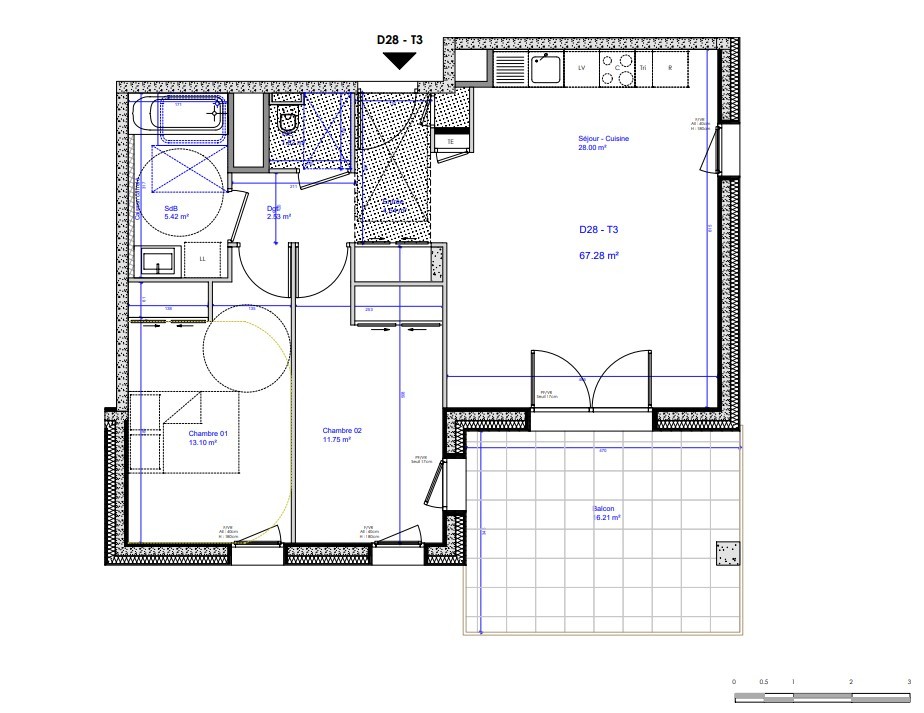 Vente Appartement à Sciez 3 pièces