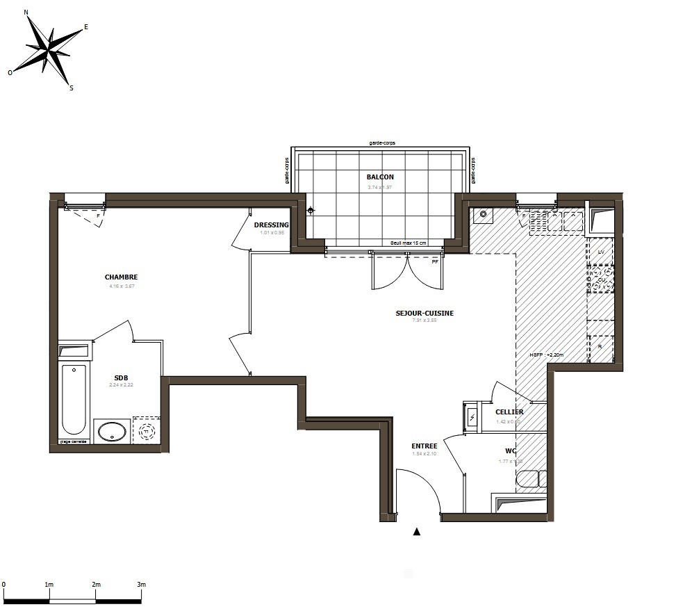 Vente Appartement à Thonon-les-Bains 2 pièces