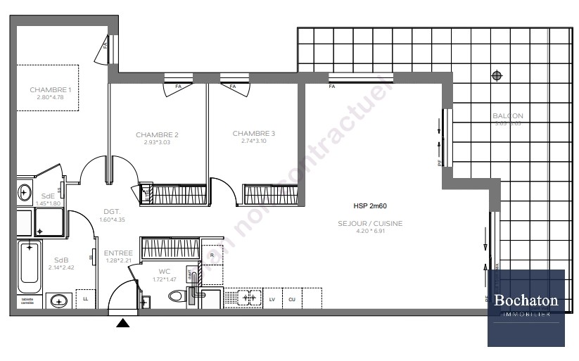 Vente Appartement à Évian-les-Bains 4 pièces