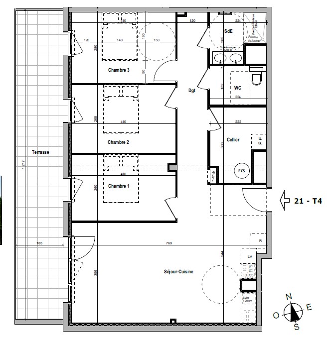 Vente Appartement à Mont-de-Marsan 4 pièces