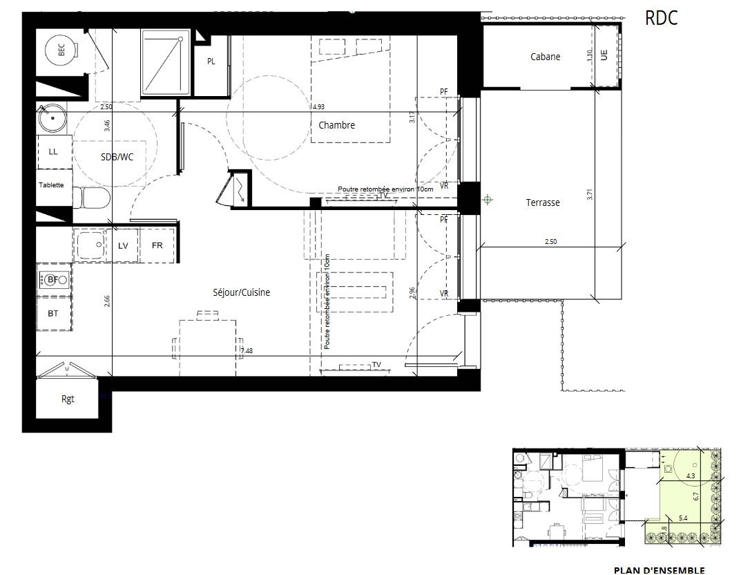 Neuf Appartement à Messanges 2 pièces