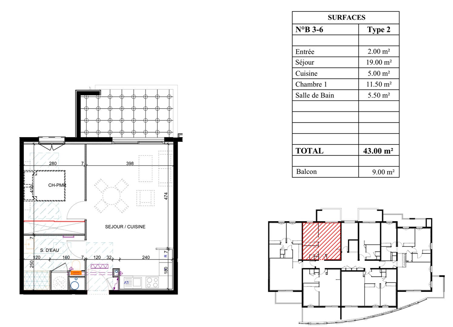 Vente Appartement à Ajaccio 2 pièces