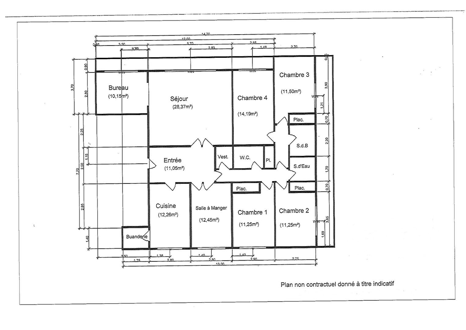 Vente Appartement à Tours 7 pièces