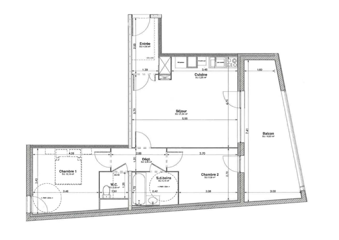 Vente Appartement à Tours 3 pièces