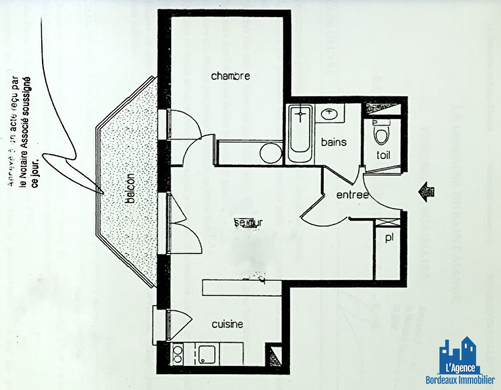 Vente Appartement à Bègles 2 pièces