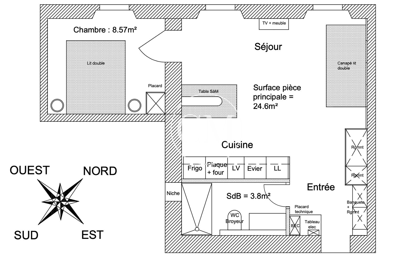 Location Appartement à Versailles 2 pièces