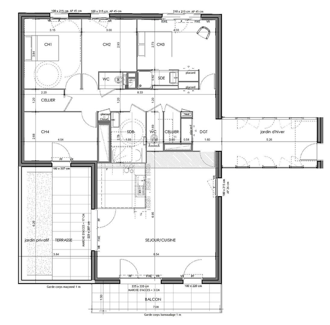 Vente Appartement à Rennes 5 pièces